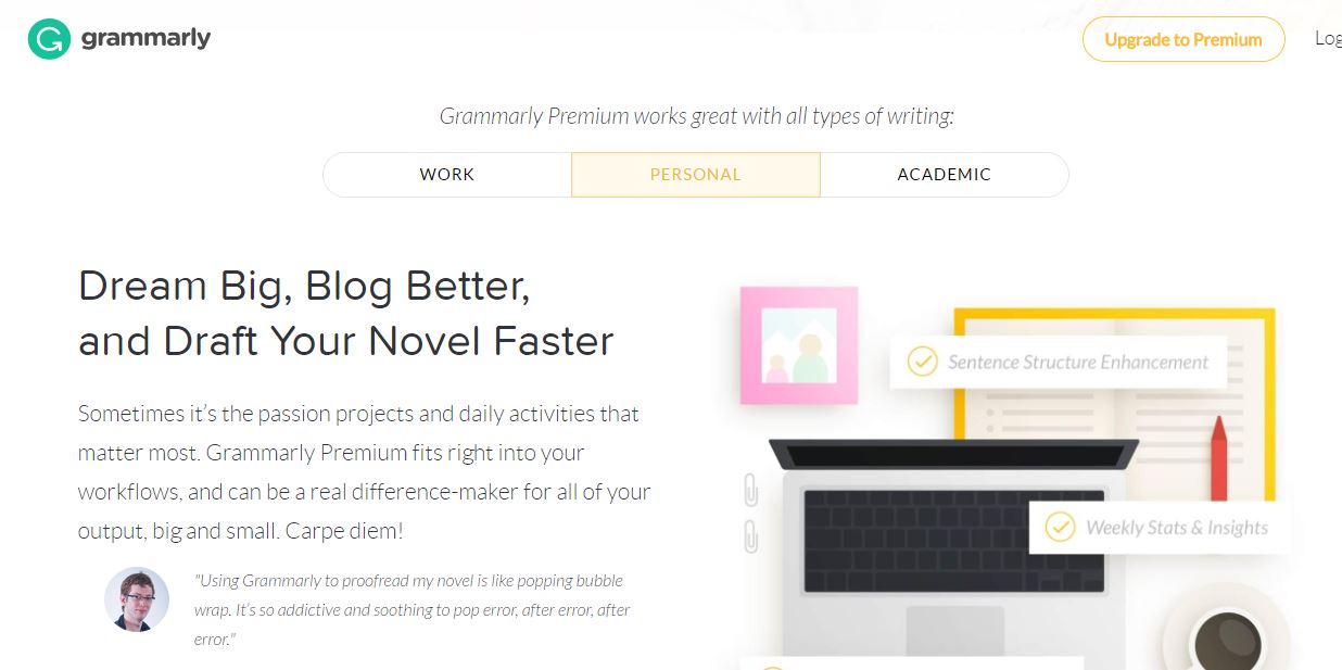 Buy Grammarly Proofreading Software Refurbished For Sale